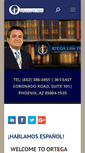 Mobile Screenshot of ortegalaw.com